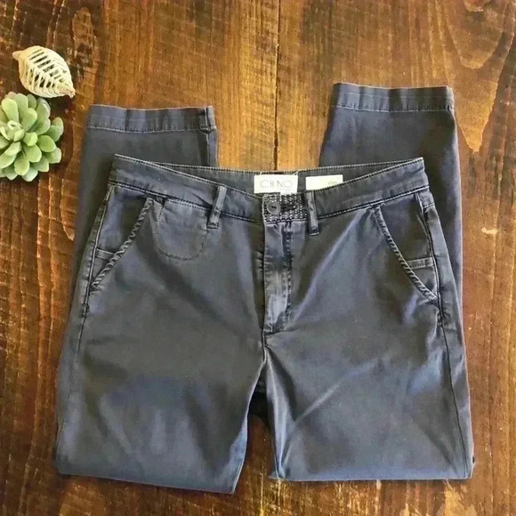 Anthropologie | “Chino by Anthropologie” Slim-fit, Mid-rise Pants, Gray - Picture 3 of 7